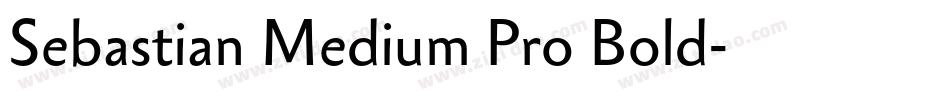 Sebastian Medium Pro Bold字体转换